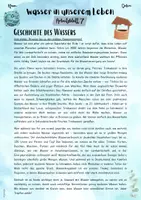 Vorschau - Unterrichtsreihen - Wasser in unserem Leben: Geschichte des Wassers (5. & 6. Klasse, Biologie | Nawi) - Seite 1
