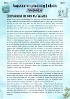 Vorschau - Unterrichtsreihen - Wasser in unserem Leben: Lebensraum im und am Wasser (5. & 6. Klasse, Biologie | Nawi) - Seite 1