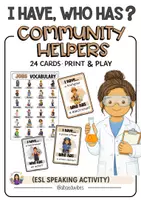 Aperçu - Préparation de séquence / Séquence complète - Jobs (I have.. who has..?) Game - Page de couverture