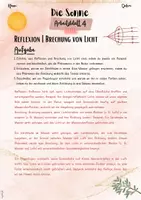 Vorschau - Arbeitsblätter - Die Sonne: Reflexion und Brechung (5. & 6. Klasse Nawi, Biologie) - Seite 3