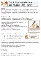 Vorschau - Stundenentwürfe - Die 4 Fälle - Der Hund in allen Fällen / Komplettpaket (Nominativ, Genitiv, Dativ, Akkusativ) - Seite 2