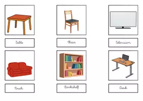 anteprima - Flashcard - Flashcards in Inglese: Home and forniture - Pagina 2