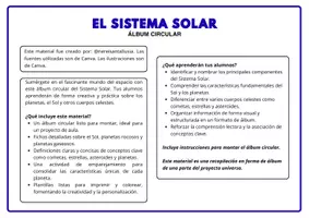 Vista previa - Unidades / Secuencias / Situaciones de Aprendizaje - Álbum SISTEMA SOLAR (cast) - página 1