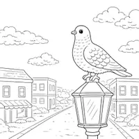 Vorschau - Arbeitsblätter - Tauben-Abenteuer: Malbuch und interaktives Lernmaterial über die fliegenden Boten der Stadt - Seite 3