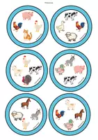 Vorschau - Spiele - Farm Animals / On the farm: Speed match (Wortschatzspiel) - Seite 2