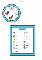 Vorschau - Spiele - Farm Animals / On the farm: Speed match (Wortschatzspiel) - Seite 3