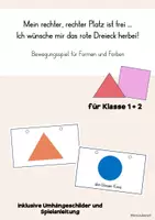 Vorschau - Spiele - Bewegungsspiel Formen Klasse 1/2 - "Mein rechter Platz ist frei" - Deckblatt