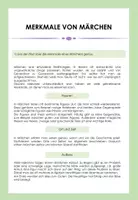 Vorschau - Arbeitsblätter - Arbeitsblatt „Merkmale von Märchen“ – Einführung & Übung (Klasse 4–6, DaZ-geeignet) - Deckblatt