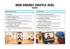 Vorschau - Arbeitsblätter - Shuffle Dance ⎮ Mein eigenes Reel erstellen - Arbeitsblättrer für Klasse 5 bis 13 - Seite 3