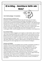 Vorschau - Arbeitsblätter - Künstliche Intelligenz Klasse 7/8 - Seite 1