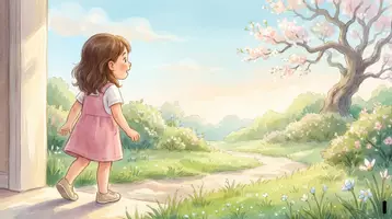 Aperçu - Cartes / Images - Kamishibaï – Lina découvre le printemps | Découverte des saisons en maternelle - Page 1