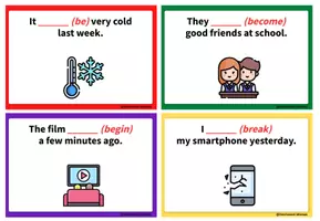 anteprima - Materiale interattivo - PAST SIMPLE OF 60 IRREGULAR VERBS – Board Game & List - Pagina 3