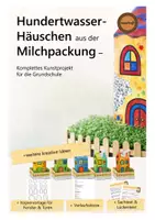 Vorschau - Stundenentwürfe - Hundertwasser-Häuschen (1–4) – Upcycling Projekt - Deckblatt