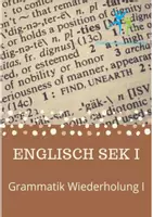 Vorschau - Arbeitsblätter - Grammatik Englisch Wiederholung I - Deckblatt