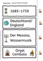 Vorschau - Bildkarten - Tafelkarten Georg Friedrich Händel - Berühmte Komponisten Klasse 3-6 - Seite 3