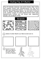 Vorschau - Unterrichtsreihen - Sommer Lernwerkstatt - Pop Art inklusive Lesetext und Cliparts - Seite 3