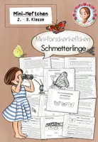 Vorschau - Arbeitsblätter - Schmetterling Forscherheft | Sachunterricht Klasse 2-3 - Deckblatt