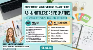 Vorschau - Prüfungsvorbereitung - Parabeln an der Achterbahn (für Mittlere Reife & MSA) - Deckblatt