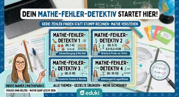 Vorschau - Arbeitsblätter - Mathe-Fehler-Detektiv Kl. 10-13 | Oberstufen-Check (Analysis & Vektoren) 🔍 - Deckblatt