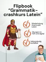Vorschau - Arbeitsblätter - Flipbook Latein: Crashkurs-Grammatik Formenlehre mit interaktiven Übungen - Deckblatt
