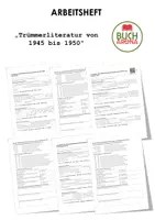 Vorschau - Unterrichtsreihen - Trümmerliteratur von 1945 bis 1950 (Arbeitsheft) - Deckblatt