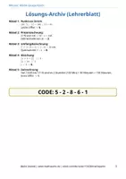 Vorschau - Arbeitsblätter - Escape Room Bundle | Mathe Kl. 1-13 | No-Prep Detektiv-Rätsel 🧩🕵️♀️ - Seite 2