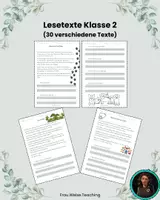 Vorschau - Arbeitsblätter - Materialpaket - Lesetexte Kl. 2-4 (88 Texte) - Seite 1