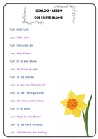 Vorschau - Stationenlernen - Dialog-Lesen Frühling - Lesen üben / Klasse 1 und 2 - Seite 2