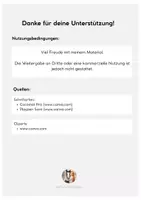 Vorschau - Anderer Materialtyp - Lesezeichen zum Abschied Kl.4 - Seite 1