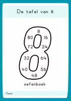 Voorbeeld - Tafelboek: De tafel van 8 - Voorblad