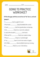 Vorschau - Arbeitsblätter - Going To Future-Practice Sheet - Seite 1