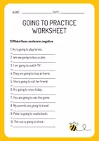 Vorschau - Arbeitsblätter - Going To Future-Practice Sheet - Seite 3