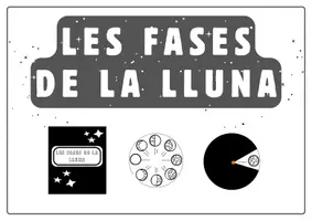 Vista previa - Hojas de trabajo - Les Fases de la lluna (cat) - Portada