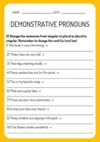 Vorschau - Arbeitsblätter - Demonstrative Pronouns- Grammar Practice - Seite 3