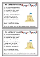 Vorschau - Text - Englische Gedichte Sommer – Summer Days & The Last Day of Summer – Klasse 1–4 - Seite 3