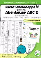 Vorschau - Arbeitsblätter - Abenteuer ABC 2 – Übungsmappe Y | Arbeitsblätter, Lesen & Schreibtraining Klasse 1–2 - Deckblatt