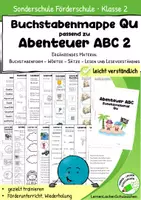 Vorschau - Arbeitsblätter - Abenteuer ABC 2 – Übungsmappe Buchstabenverbindung Qu - Deckblatt