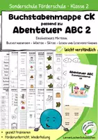 Vorschau - Arbeitsblätter - Abenteuer ABC 2 – Übungsmappe ck | Arbeitsblätter, Leseübungen & Schreibtraining - Deckblatt