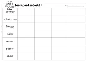 Vorschau - Arbeitsblätter - Lernwörter - passend zu "Flex und Flora 3" - Wochenübung | Klasse 3 (Neuauflage) - Seite 3