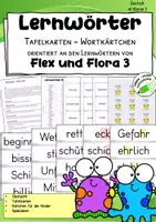 Vorschau - Spiele - Lernwörter - passend zu "Flex und Flora 3" - Karten | Klasse 3 (Neuauflage) - Deckblatt
