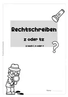 Vorschau - Arbeitsblätter - z oder tz – Rechtschreib-Arbeitsblätter mit Lernzielkontrolle | Klasse 3–4 - Seite 2