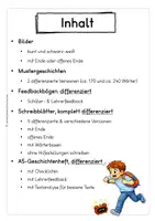 Vorschau - Arbeitsblätter - Bildgeschichte „Verschlafen“ – Lückentexte & Zuordnungsaufgaben | Texte verfassen Klasse 2–4 - Seite 2
