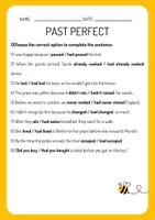 Vorschau - Arbeitsblätter - Past Perfect Worksheet- Grammar Practice - Seite 1
