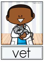 Vorschau - Poster - Pets | at the vet | 15 wichtige Vokabeln | Tafelkarten - Seite 2