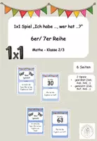 Vorschau - Spiele - 1x1 Spiel "Ich habe ..., wer hat ...?" 6er/7er Reihe - Deckblatt