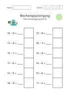 Vorschau - Spiele - Rechenspaziergang ZR 20 mit Zehnerübergang - Seite 2