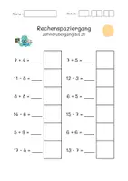Vorschau - Spiele - Rechenspaziergang ZR 20 mit Zehnerübergang - Seite 3