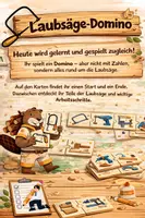 Vorschau - Arbeitsblätter - Die Laubsäge - Dominospiel: Werkzeuge & Technik spielerisch lernen - Deckblatt