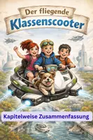 Vorschau - Merkblätter - Der fliegende Klassenscooter Zusammenfassung - Deckblatt
