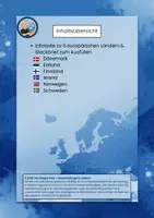 Vorschau - Arbeitsblätter - Europa: Skandinavien - Infotexte und Steckbrief zum Ausfüllen - Seite 1